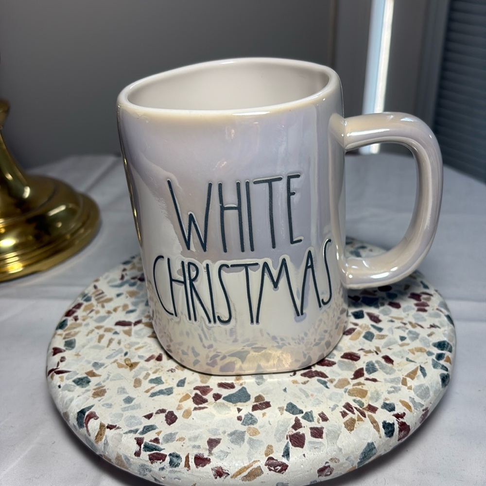 Rae Dunn White Christmas Coffee/tea/cocoa mug